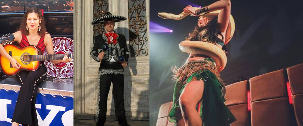 Meet-and-Greet met tropische entertainers